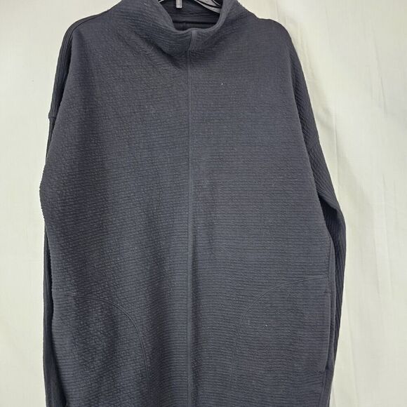 Lululemon Athletica Size 4 Black Call for Cozy Dress Orig. MSRP $168 Ribbed - Picture 4 of 9